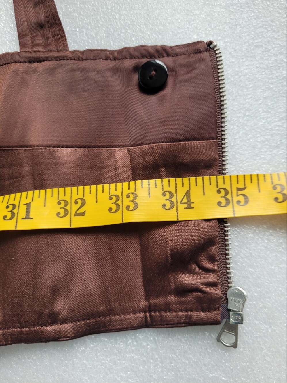 Revolve Bardot Satin Corset Top Ren Fair Brown 10 / XL - Picture 12 of 13